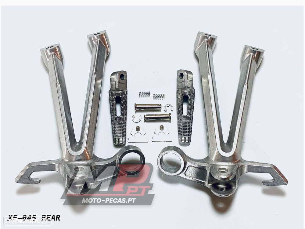 pousa pes completos traseiros suzuki gsxr 1000 2007 - 2008 - 1