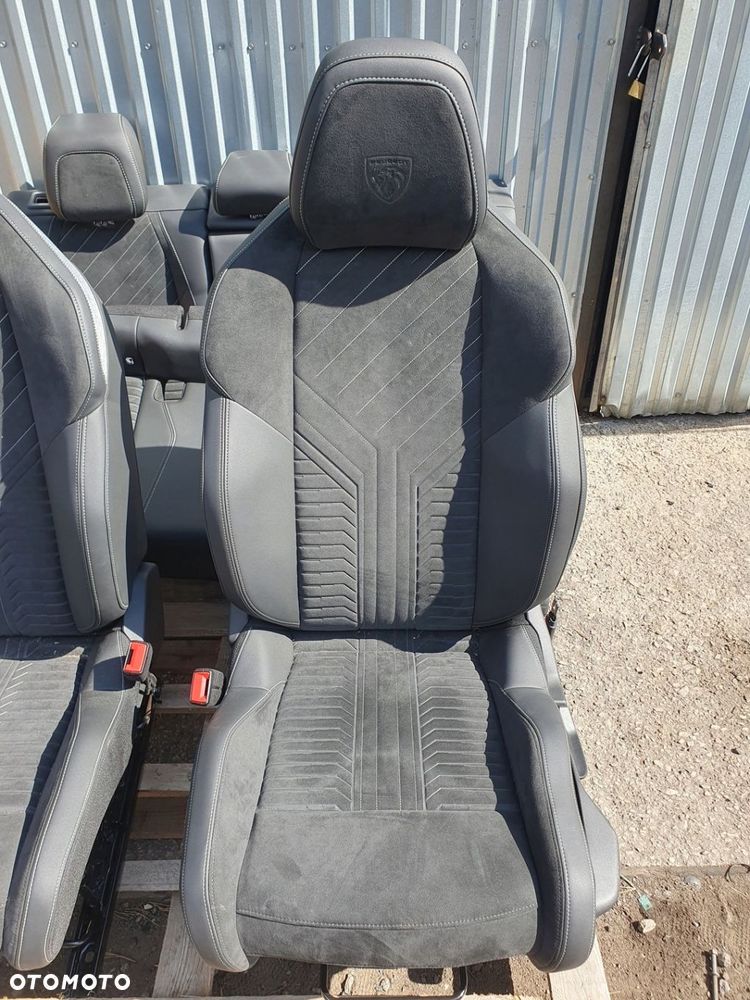 KANAPA FOTELE PRZÓD FOTELE TYŁ TYLNE KPL. KOMPLET PEUGEOT 3008 III - 2