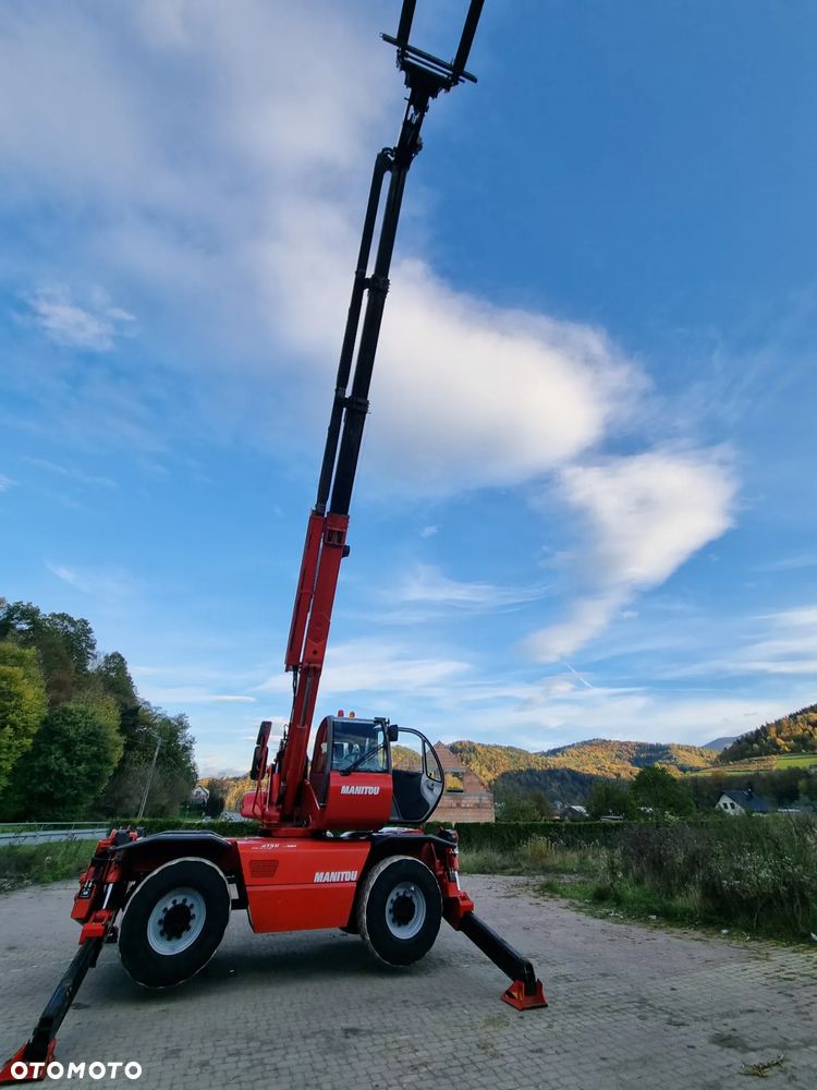 Manitou MRT2150 PRIVILEGE Ładowarka teleskopowa ROTO 21m udzwig 5ton jak Nowa z Norwegii 5900mtg  2013rok  Obrót pełny Zero luzów wycieków zadbana z Fermy Norweskiej - 13