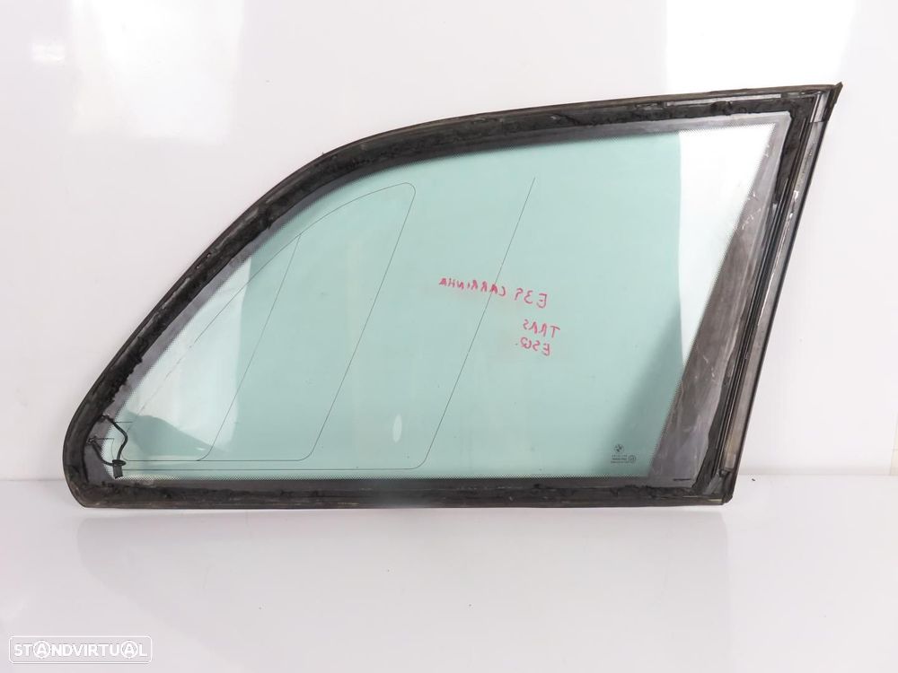 Vidro fixo Carrinha Esquerdo/Trás/Lateral Usado / Original BMW 5 Touring (E39) - 3