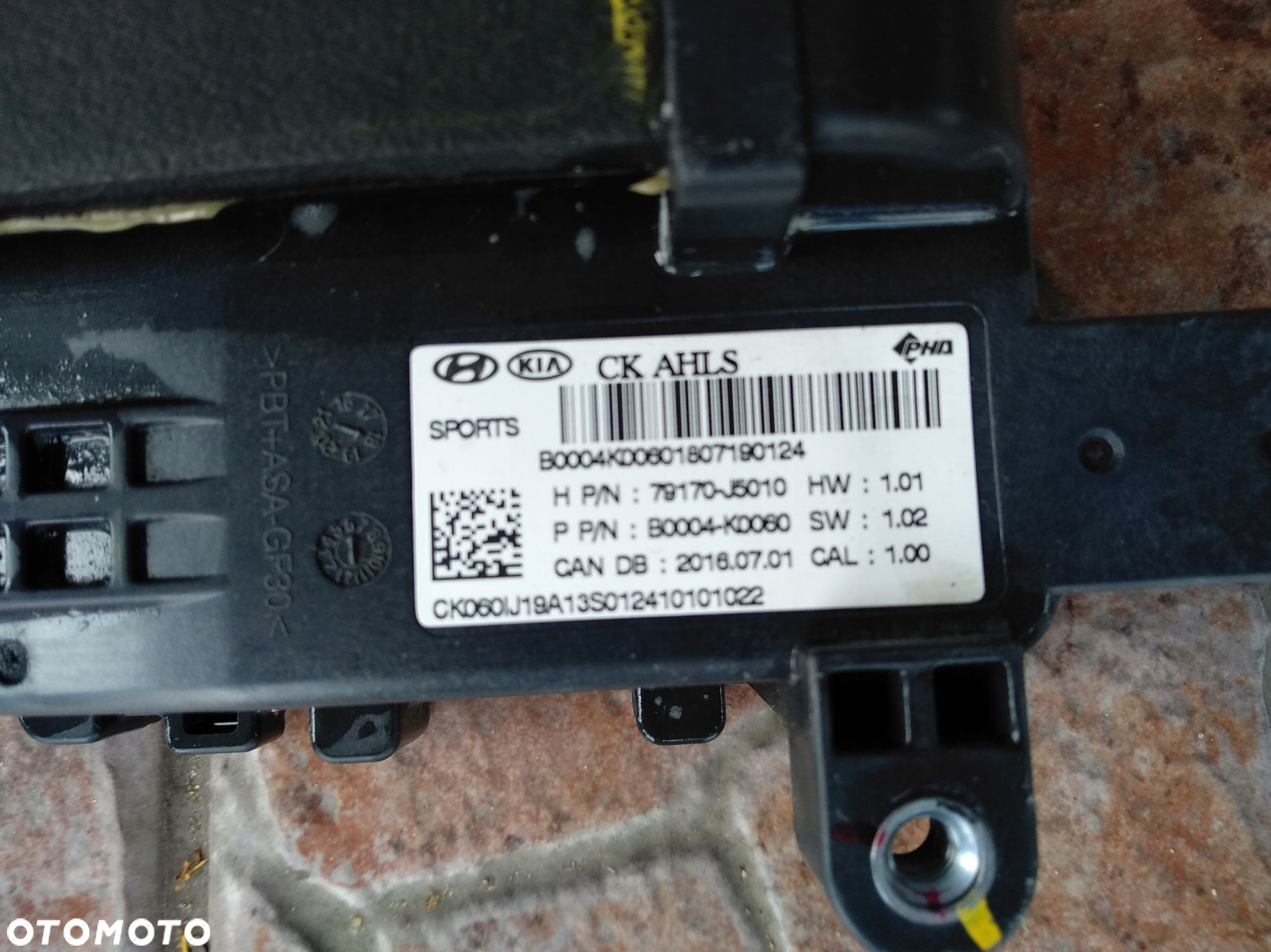 Czujnik ochrony pieszego Kia Stinger 79170-J5010 - 2