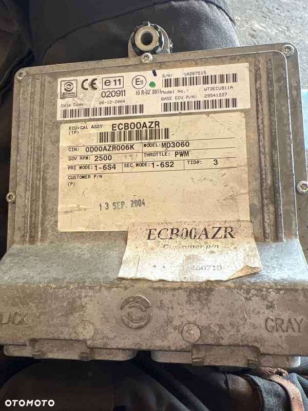 Mercedes Econic sterownik skrzyni biegów ALLISON MD3060
