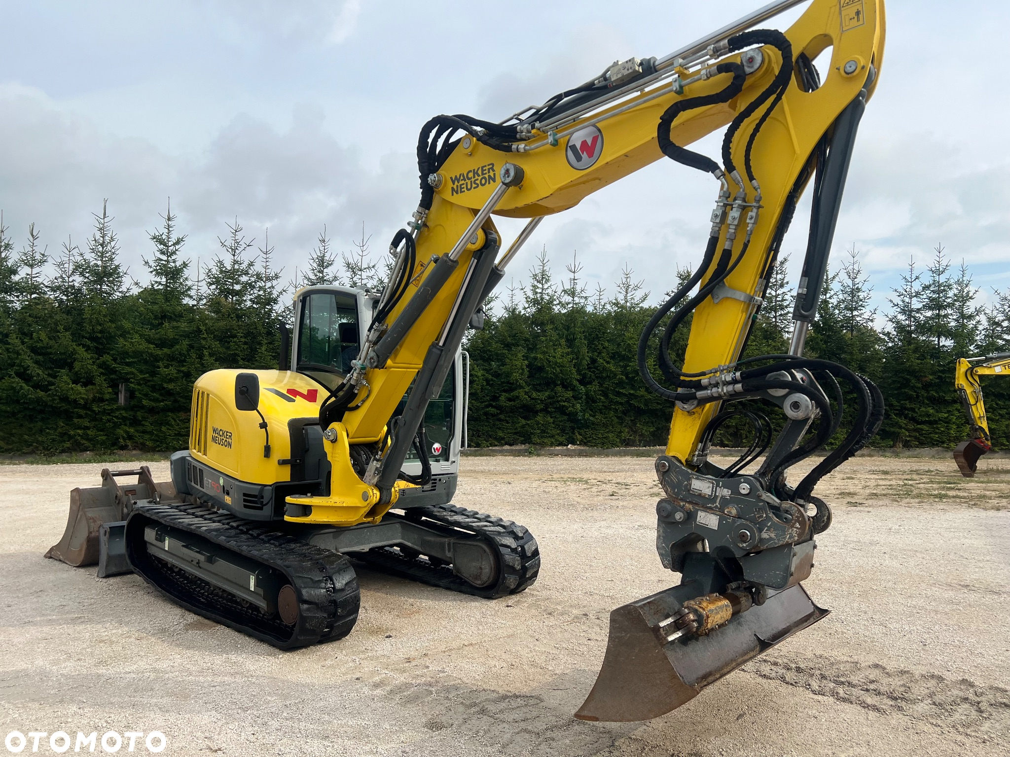 Wacker Neuson Koparka gąsienicowa 3xRAMIE łamane Wacker Neuson Et 90 KLIMA Deutz hydrozłącze hydrauliczne Liebherr SW33 LIKUFIX SWA33 + pilot auto hydrauliki 3 x łyżki org Liebherr 9 ton ET90 gumowe gasiennice 1 wł Cat 308 Jcb Yanmar atlas TEREX Liebherr złącze - 11