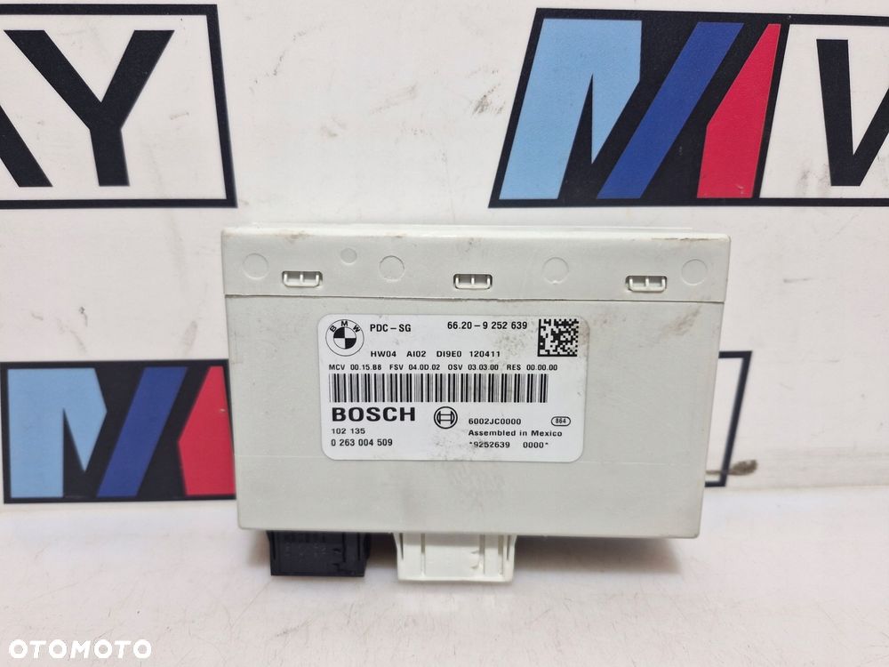 BMW X1 E84 1 E87 E81 3 E90 E91 E92 MODUŁ STEROWNIK PDC 9252639 - 5