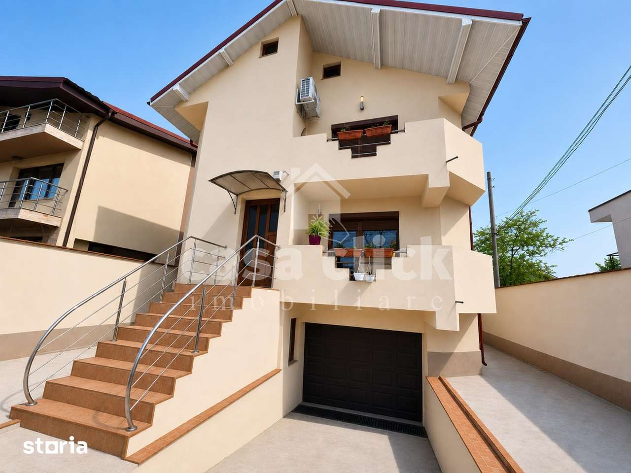 Vila 3 dormitoare Arcașilor – zona Ștefan cel Mare, garaj, mobilată