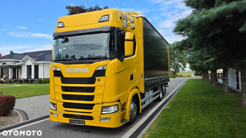 Scania ///S450///2019///RETARDER/// EURO6///FIRANKA///WECON///18 EUROPALET///7.70///KLIMATYZACJA POSTOJOWA///NAWIGACJA///TV/// WAGA///SKÓRY///STAN BARDZO DOBRY - 1