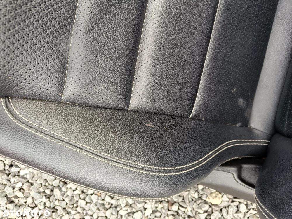 MERCEDES W207 W204 COUPE AMG FOTEL LEWY CZARNY SKÓRZANY POMPOWANY IGŁA - 5