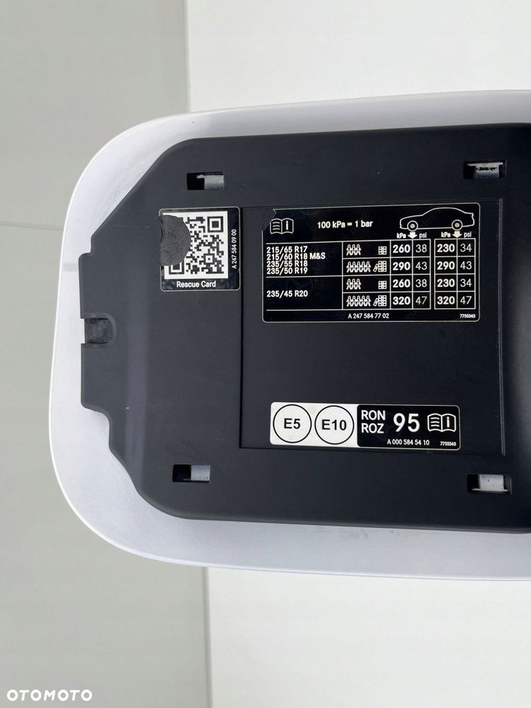 MERCEDES W247 GLB KLAPKA WLEWU PALIWA KOMPLET KOLOR-149 A2476303502 - 5