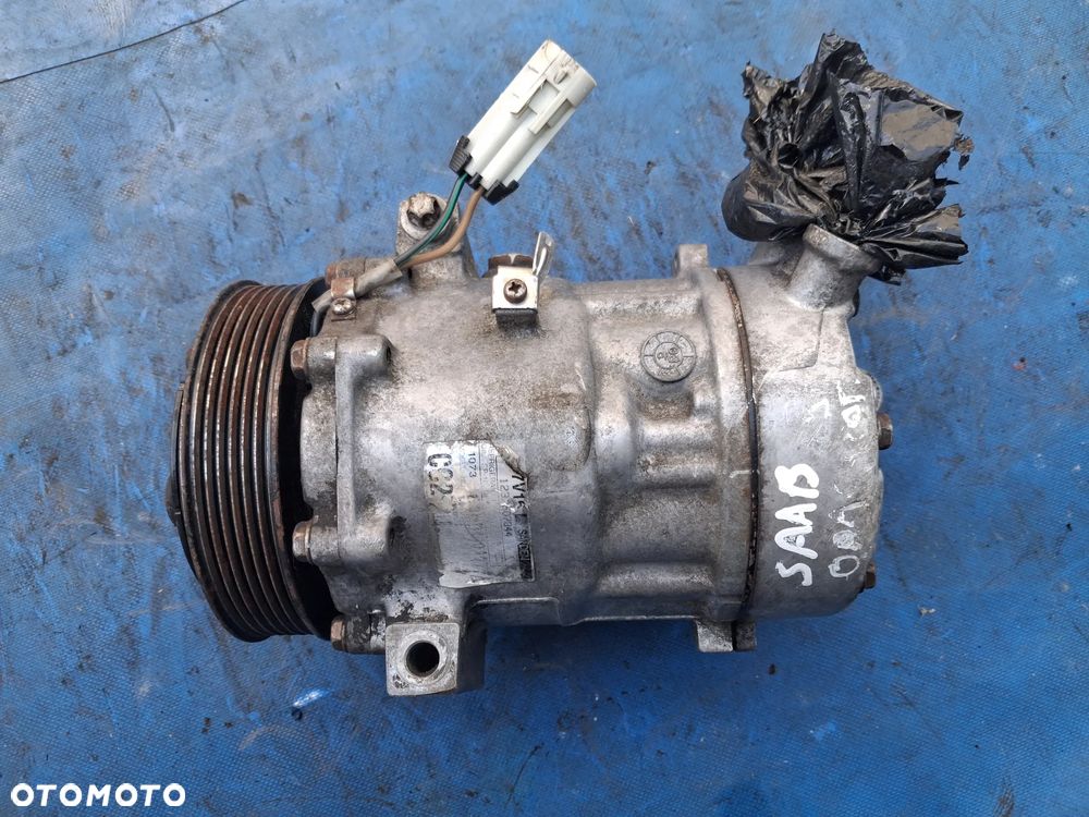 SPRĘŻARKA Saab Opel Alfa Romeo KOMPRESOR KLIMATYZACJI P12770420 SANDEN SD7V16 Saab 93 9-3 GM 1,9TTID 150KM 1237607844 sanden 1073 CG2