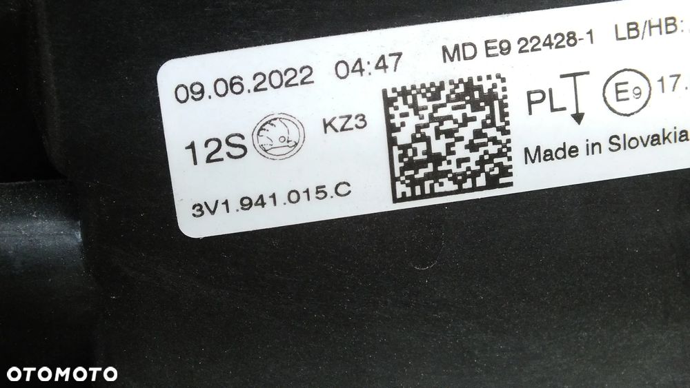 Lampa przednia lewa Skoda Superb III Led 3V1941015C - 8