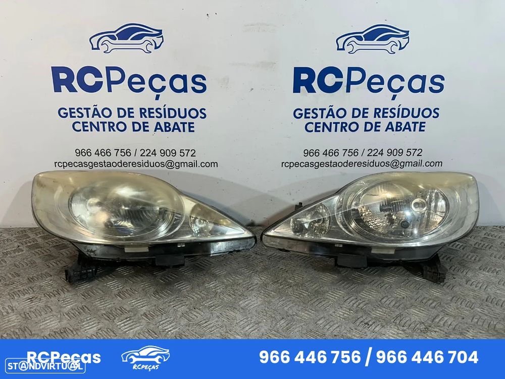 .Oticas Farol Frente Frontal Esquerda Direita Original PSA Peugeot 107 Citroen C1 - 1