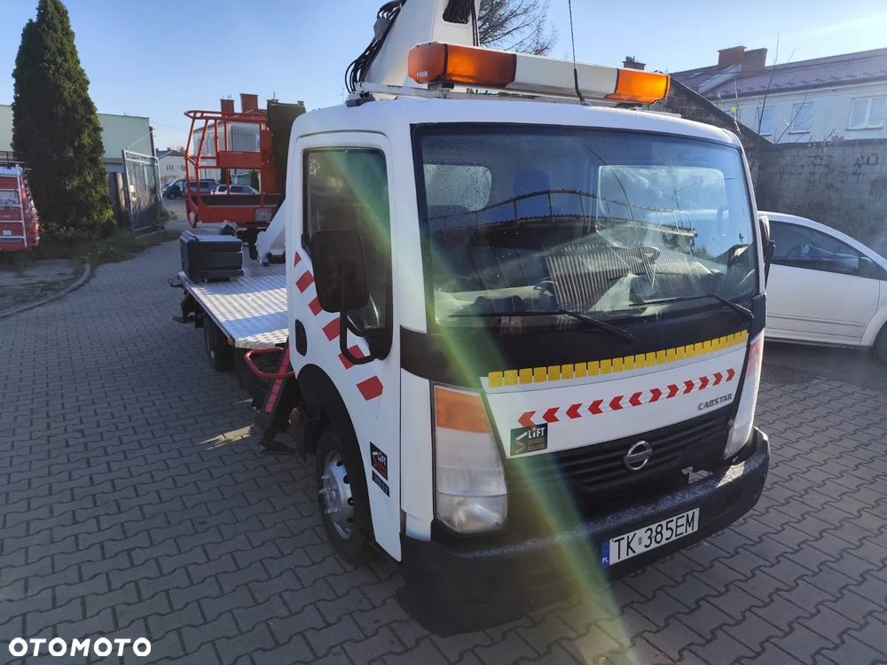 Nissan Cabstar. Podnośnik koszowy. 18m . 12m w bok . Sterowanie hydrauliczne. UDT do 10.2026 - 1