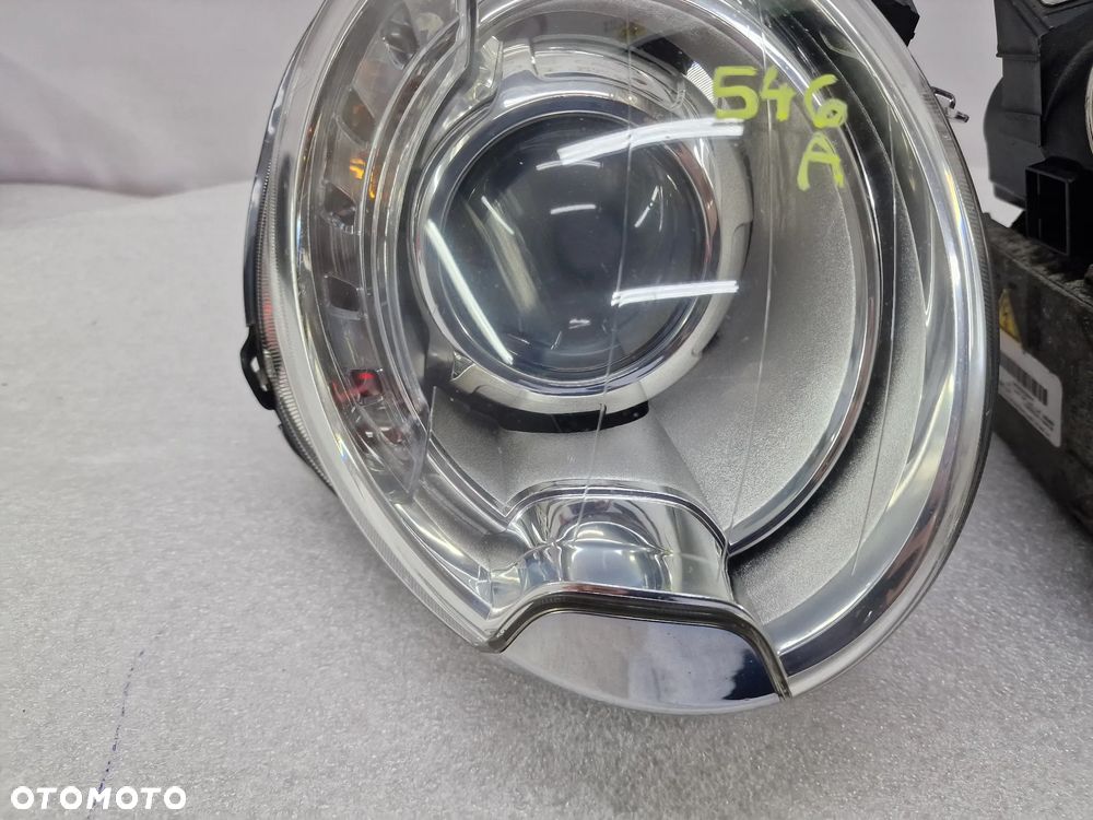 FIAT 500 07-15 KOMPLET LAMP PRZEDNICH PRZÓD LEWA / PRAWA LAMPA PRZEDNIA PRZÓD XENON + SPRYSKIWACZE , NR AUKCJI LA546 - 3