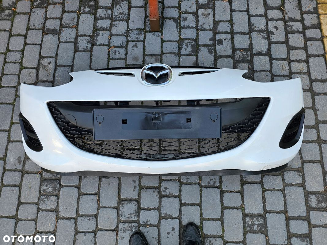 Mazda 2 Ii De Dh lift 10r- sport Zderzak Przedni Atrapa biały 34k - 5