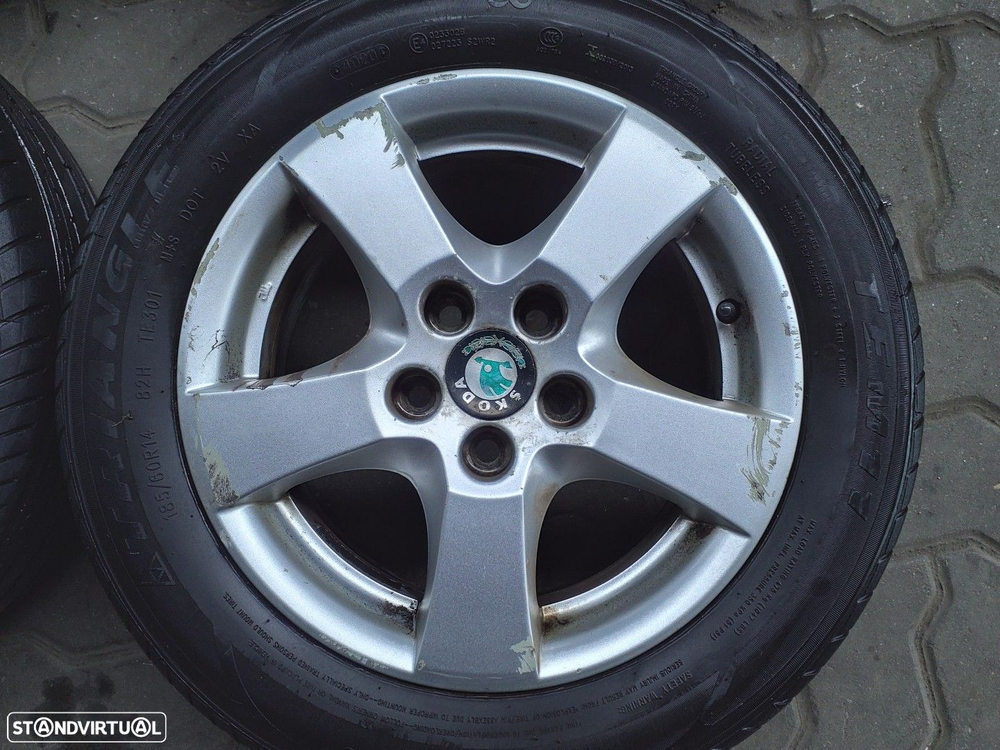 Jantes SKODA FABIA R14 furação 5x100 - 5