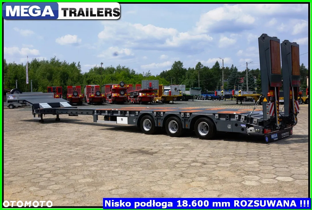Mega Nisko-podwoziowa dł. 18,60 Mm, ROZSUWANA - KONTENERY 20, 30, 40 Ft !!! - 16