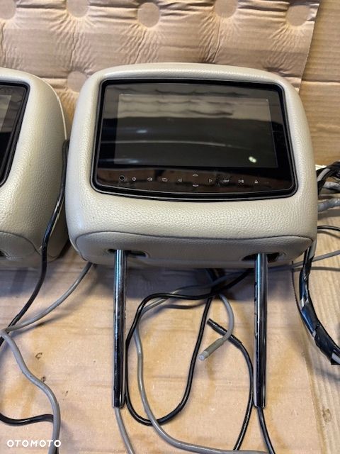 ekrany w zagłówkach honda cr-v iv dvd beżowa skóra telewizory zagłówki - 5