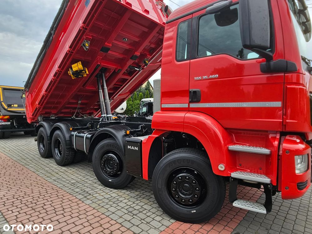 MAN TGS 35.460 WYWROTKA 8X4 MEILLER-KIPPER+HYDROBURTA! - 6