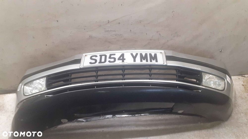 } ZDERZAK PRZÓD PRZEDNI DO SKODA OCTAVIA II 2 9102 SREBRNY HALOGENY - 1