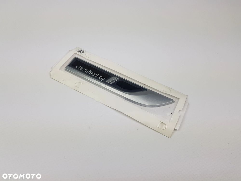 NOWY ORYGINALNY Emblemat Znaczek (electrified by i) BMW G30 G31 G38 5A2E912 - 2