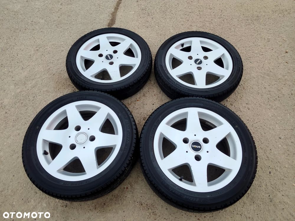 3x112 Felgi Alumniowe Alufelgi Oryginalne 15 Koła Letnie Lato SMART Fortwo I W450 1 II W451 2 Legnica ALU-RAD 5mm 155/60 175/55 - 1
