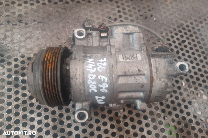 Compresor AC 6987862 03 447260 1852 MX1253 BMW Seria 3 E90 [2004 - 20 - 2