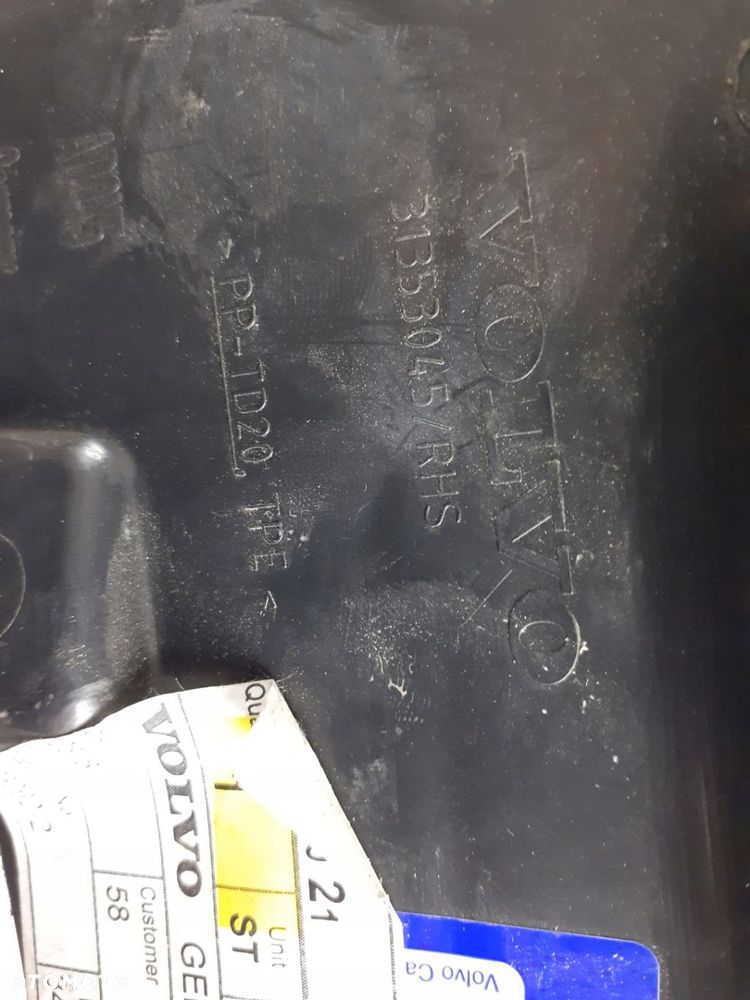 Volvo S60 kierownica wlotu powietrza P.P. 11-18r. - 4