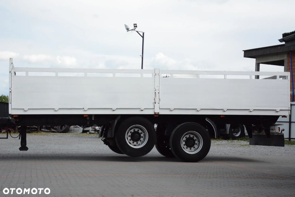 MAN TGA 410 + przyczepa / 2002r / HDS HIAB / Podnoszona oś BPW - 7