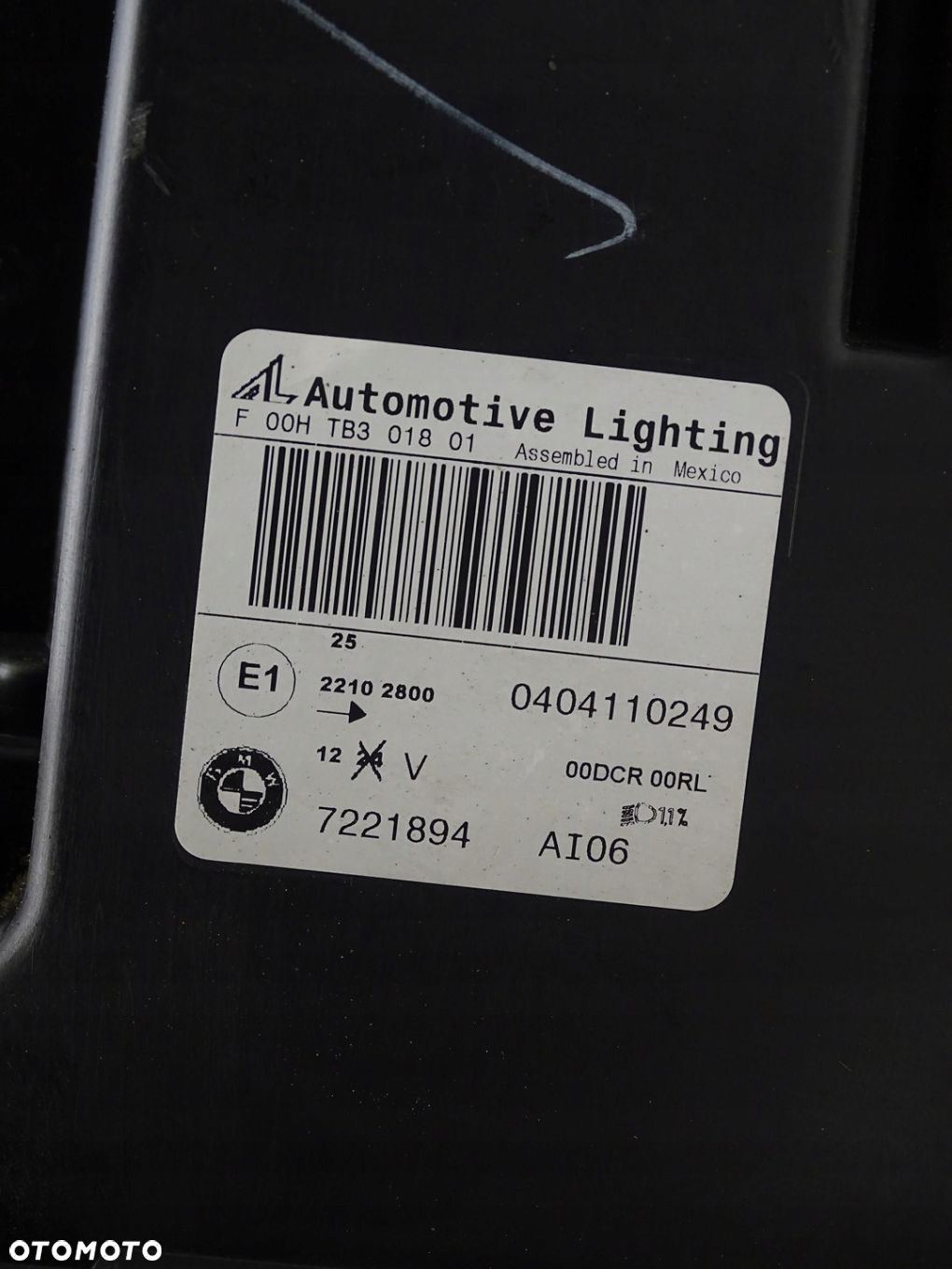 LAMPA XENON PRAWY PRZÓD PRAWA PRZEDNIA VMW X5 E70 LIFT LCI 7221894 UK - 7