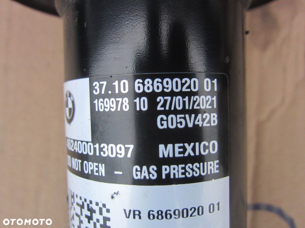 BMW X5 G05 X-DRIVE AMORTYZATOR VDC PRAWY PRZEDNI PRZÓD 6869020 37106869020 - 8