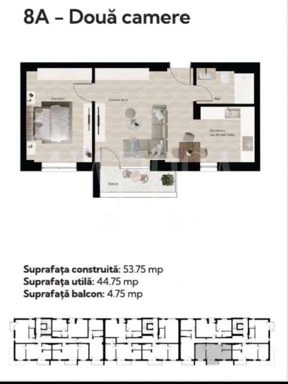 Apartament 2 camere de vanzare in Baile Felix, Cordau — fotografia 1