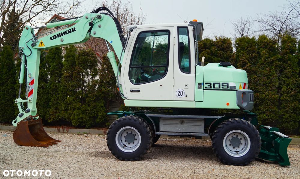 Liebherr 309 LITRONIC / KLIMA / LAKIER ORGINAŁ / NOWE OPONY  (311 312 TEREX CAT ) - 5