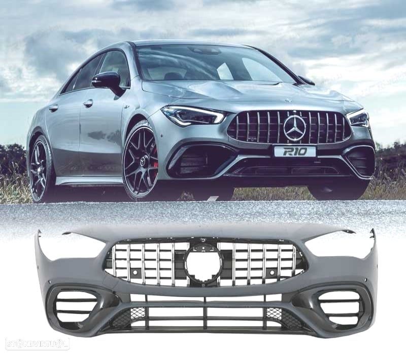 PARA-CHOQUES FRONTAL MERCEDES CLA W118 LOOK AMG CLA45 - 1