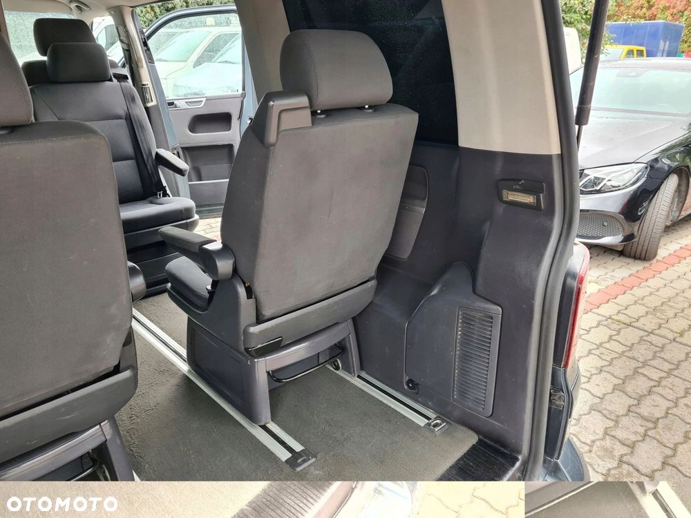 VW T5 MULTIVAN stolik szyny tapicerka wykładzina podsufitka ANTRACYT - 7