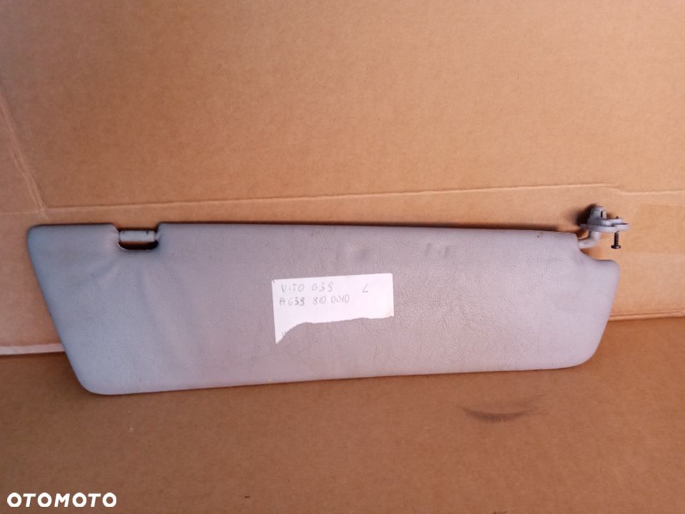 Słonecznik osłona przeciwsłoneczna lewa Mercedes Vito 639 A6398100010 - 4