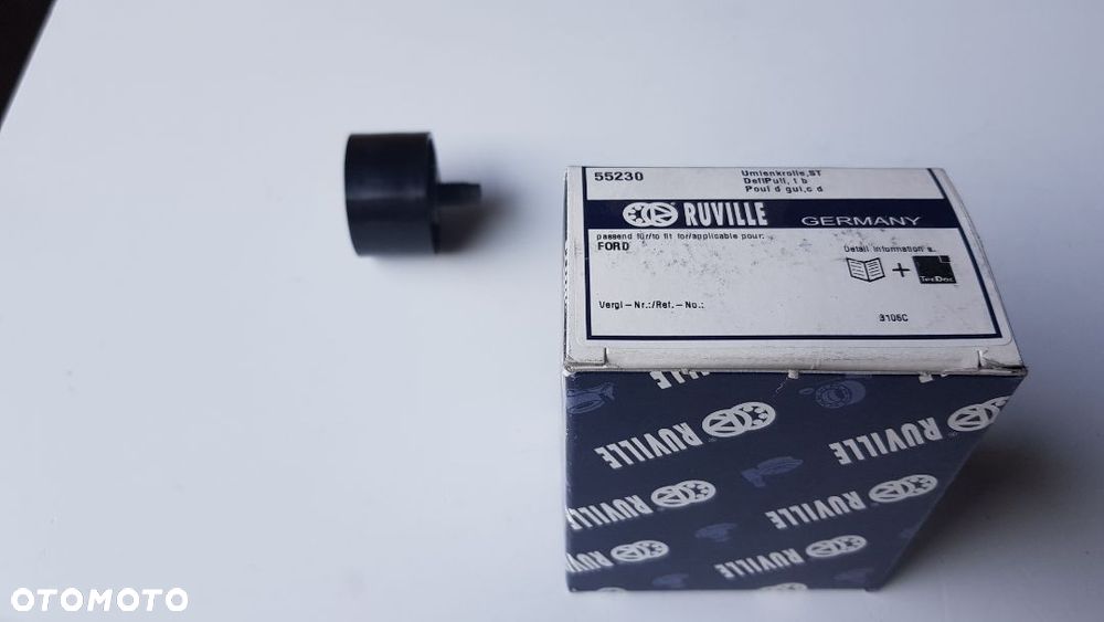 NAPINACZ PASKA Rolka prowadząca  FORD Mondeo II,Focus ,Cougar 1.8-ZETEC 98-  EVR 55230, 1053942 ,978M-6M250-BB. XS4Z-6M250-BA, - 1