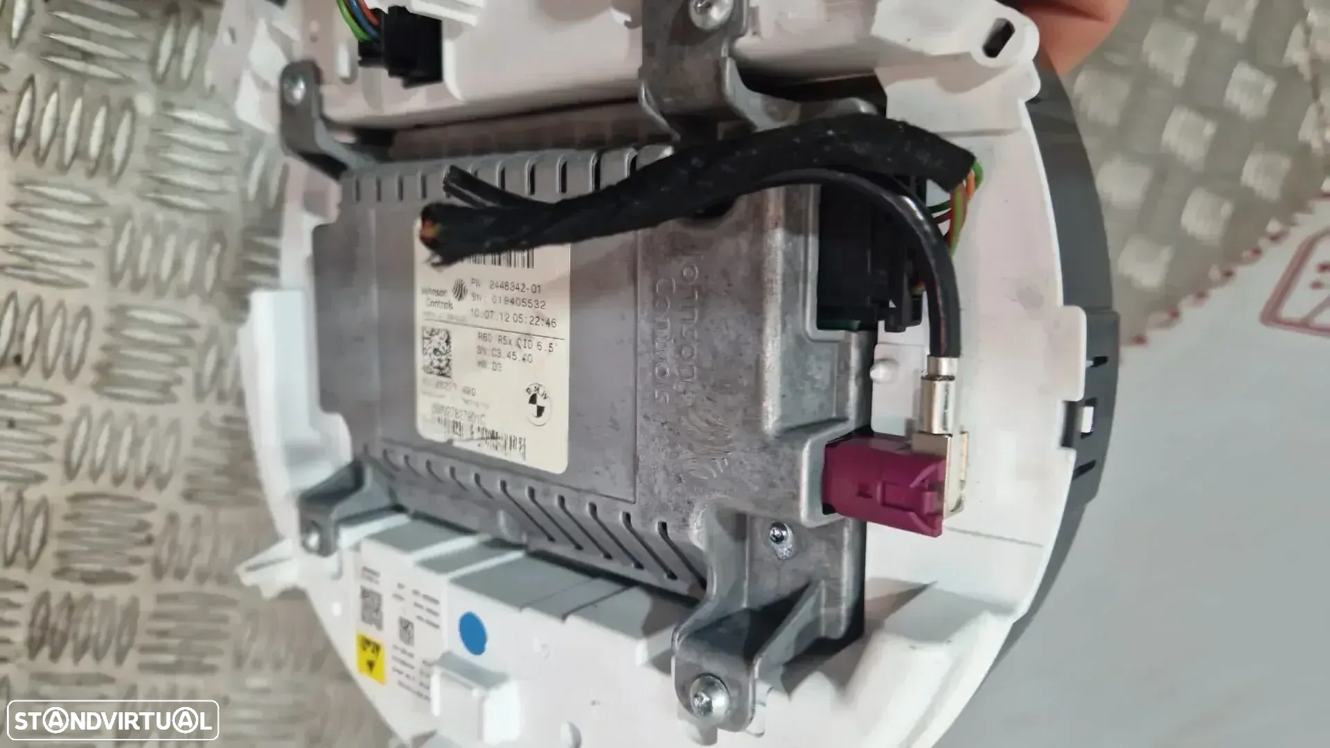 QUADRANTE ORIGINAL MINI COOPER R60 COUNTRYMAN 62116977080 67379411  DISPLAY PAINEL MULTIFUNÇÕES NAVEGAÇÃO GPS - 5