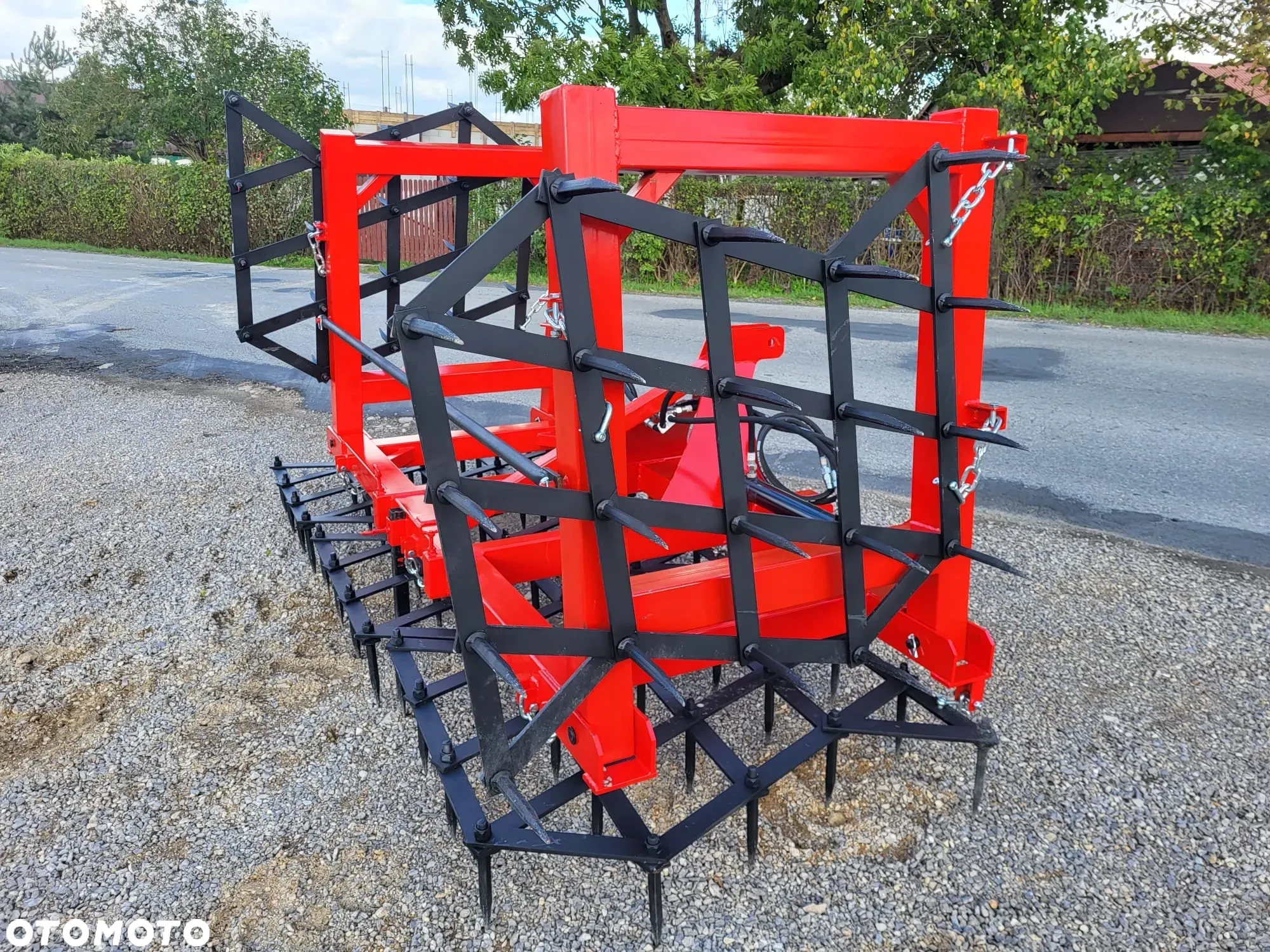 BRONY POLOWE HYDRAULICZNIE składane CIĘŻKIE *5pól *2 siłowniki *20 ząb - 4