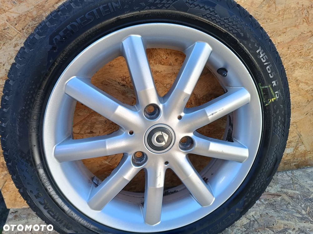 SMART FELGI ALUM CONTINENTALT SMART PIRELLI 225/40R16  5,5Jx15H2 ET1 6- 8mm 4SZT - 12