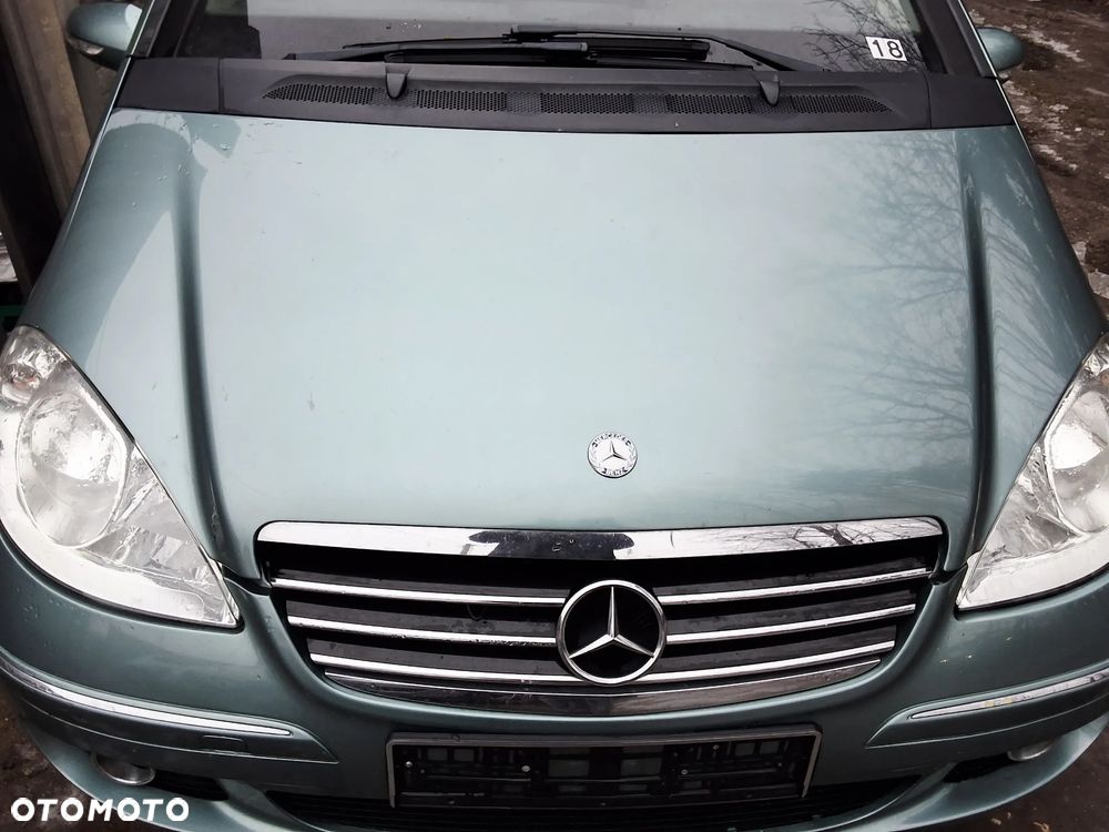 MERCEDES A-KLASA W169 PRZEDNI GRILL CZARNY CHROM PRZED LIFTEM 2004-2008 ROK - 2