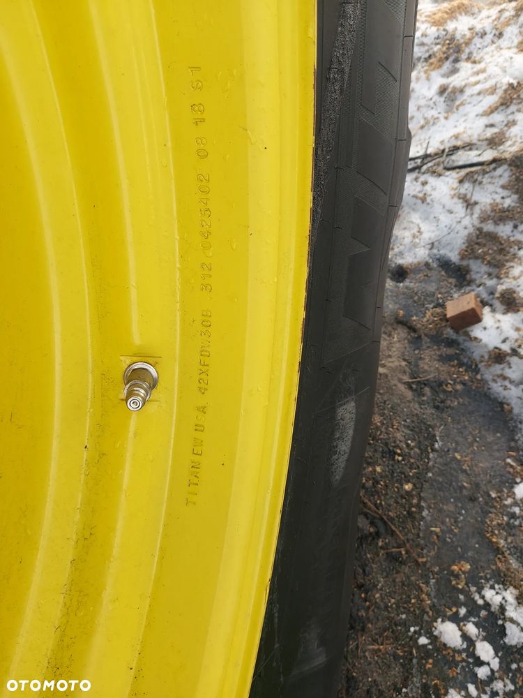 Koła felgi opony przód tył 900/60R42 DW30x42 650/60R34 John Deere 8320R - 5
