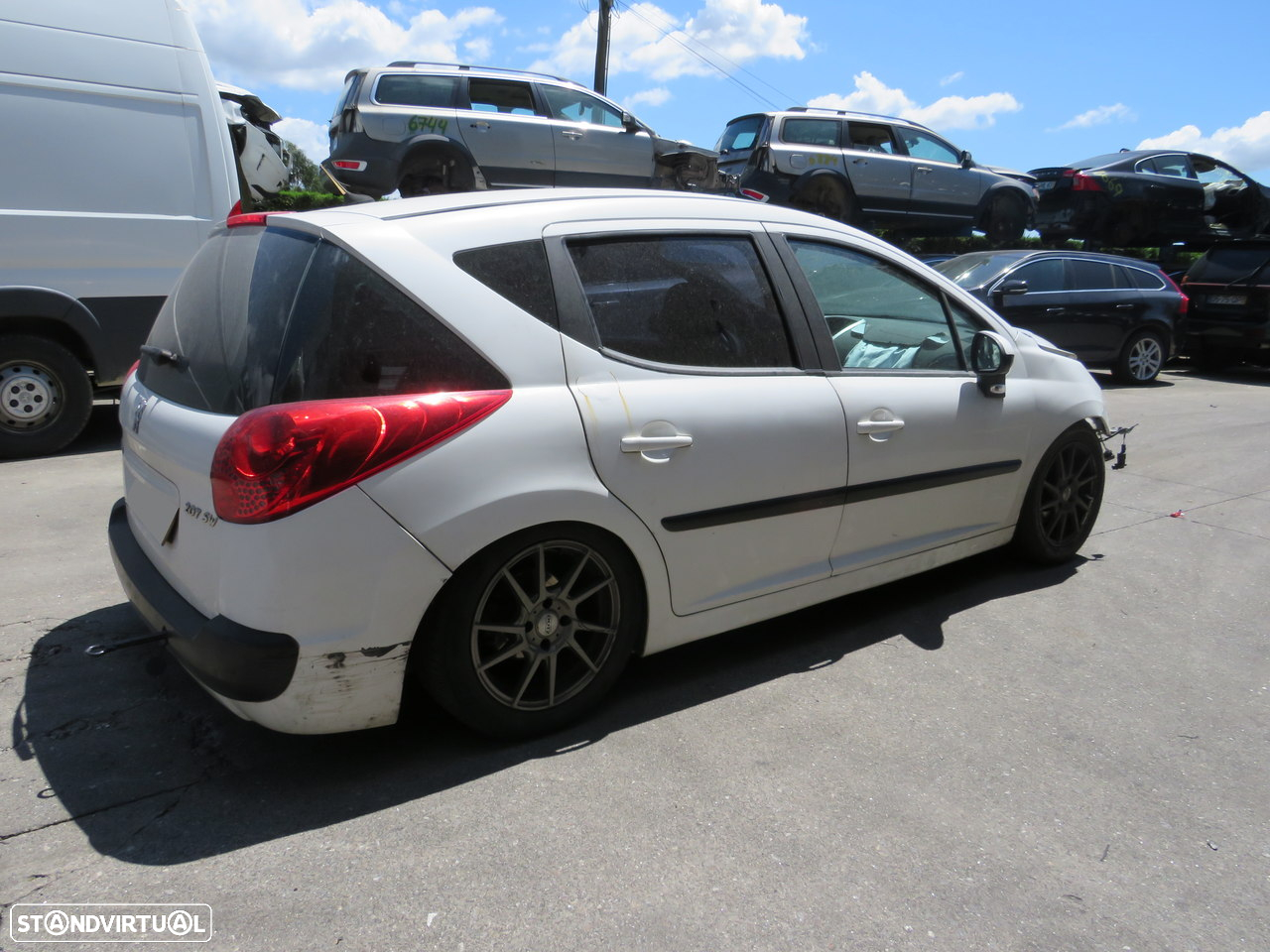 Peugeot 207 SW 1,6 HDI (90Cv) de 2009 - Peças Usadas (7895) - 4