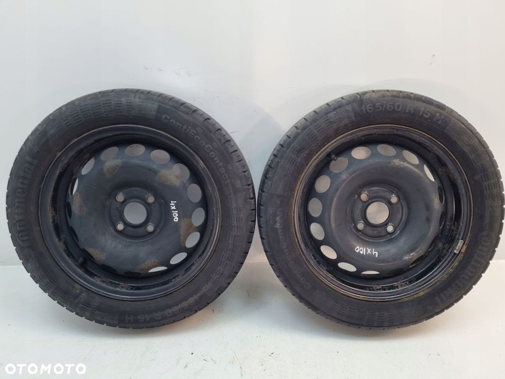 2x KOŁA LETNIE Toyota Aygo II zapas felga 165/60 R15 4x100 2151610 opona - 2