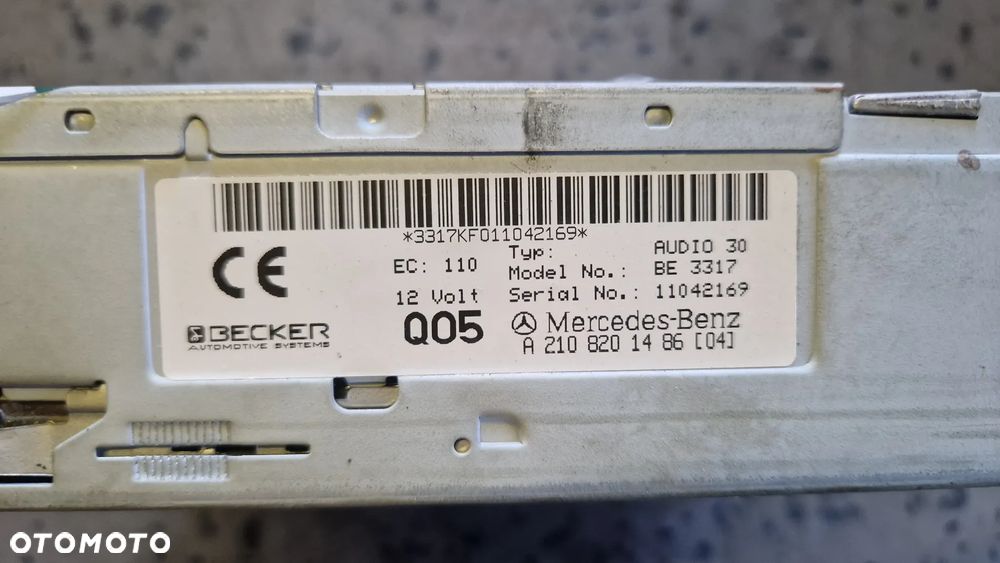 MERCEDES RADIO FABRYCZNE A2108201486 - 3