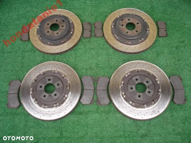 NISSAN GTR gt-r TARCZE HAMULCOWE KLOCKI PRZÓD TYŁ - 1