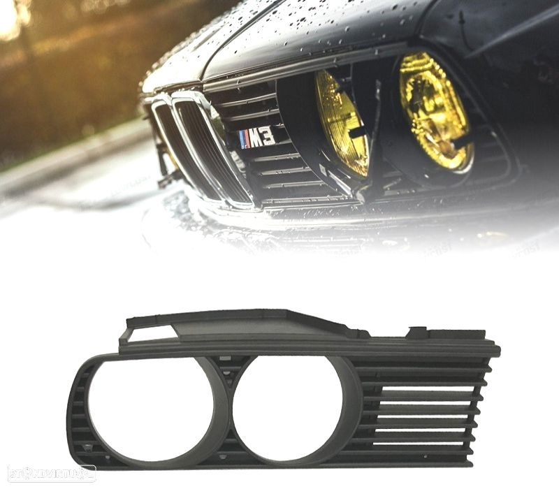 GRELHA DE FAROL DIREITA FRONTAL BMW SERIE 3 E30 82-94 - 1