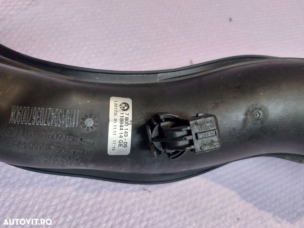 Furtun turbo intercooler motor N57 3.0 D BMW E90 E91 E92 Cod 7800143 - 2