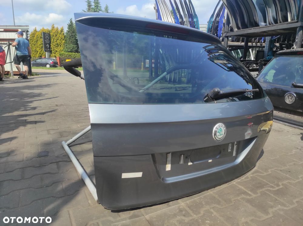 SKODA SUPERB 2 KOMBI KLAPA BAGAŻNIKA TYLNA SZYBA 3T9 LF8L 9157 WYSYŁKA !!!!!! - 4