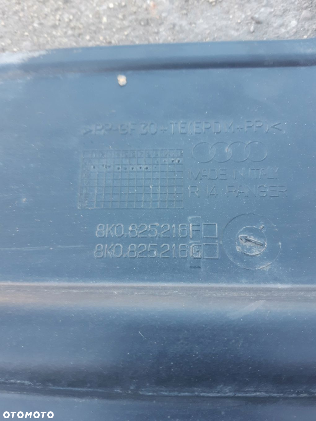 AUDI A4 B8 OSŁONA PODWOZIA TYŁ 8K0825216F 13.08 - 6