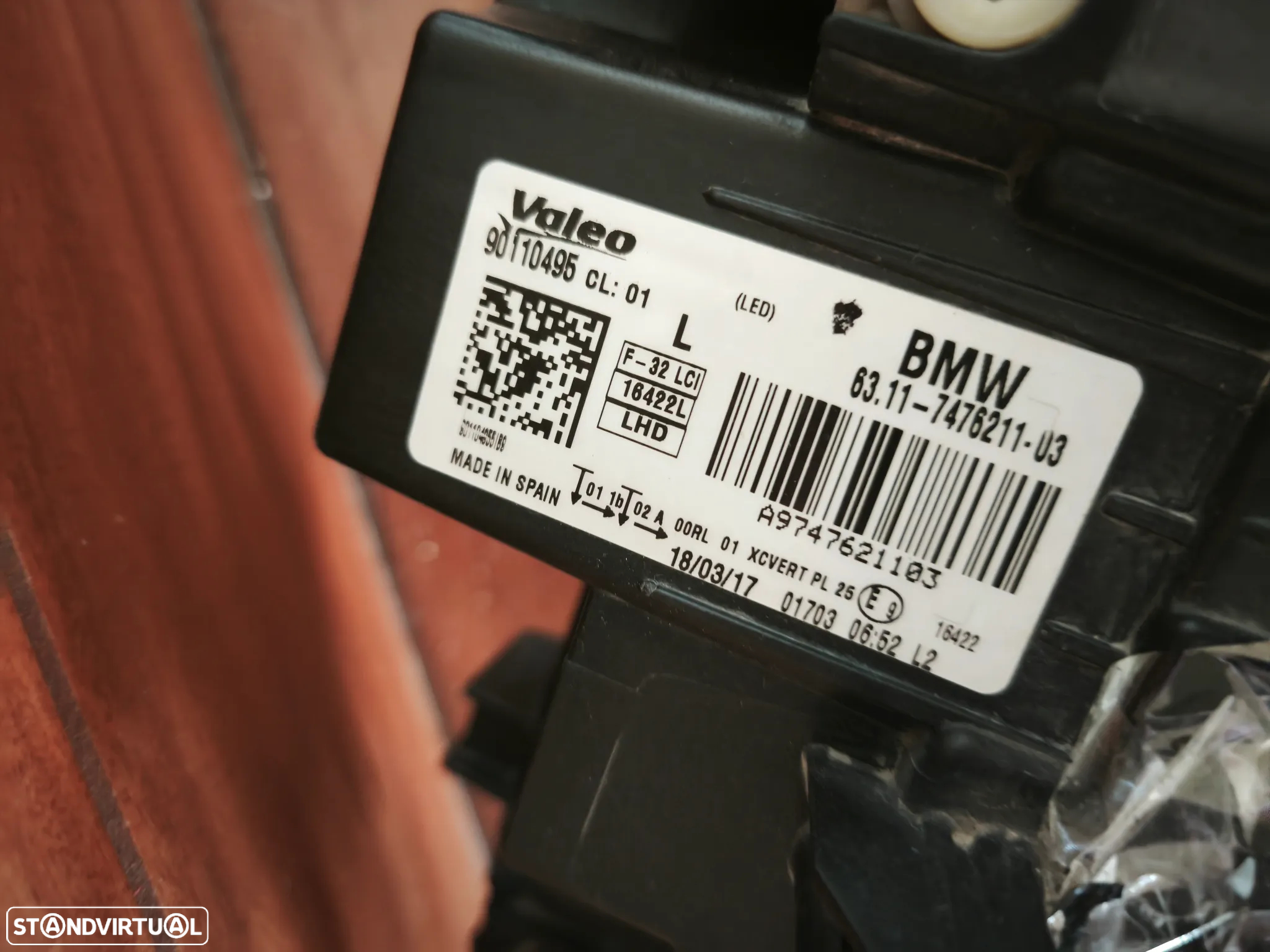 Farol esquerdo full Led Adaptativ BMW F32 F33 lci - 7